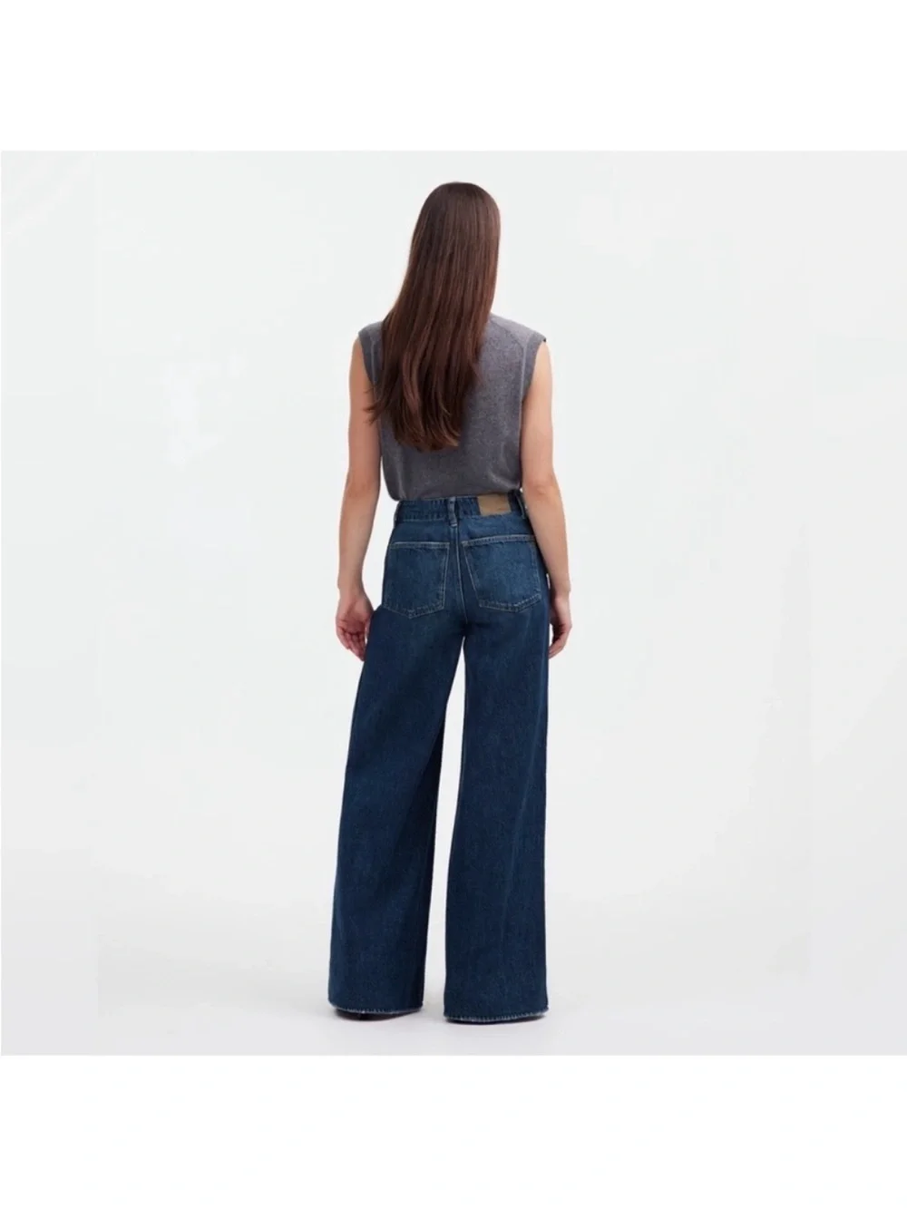 Madewell Wide Sweep High Waisted Trouser Jean
